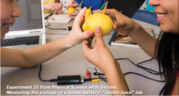 Experiment-Measuring-the-voltage-of-a-lemon-battery-Physical-Science-with-Vernier
